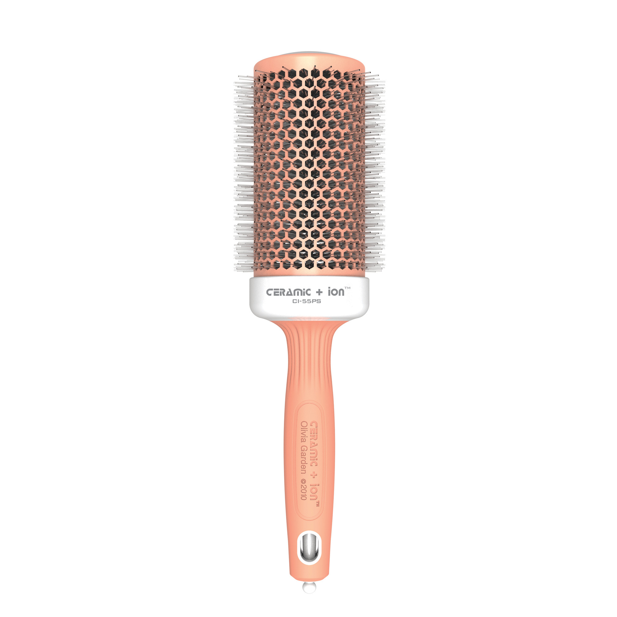 Olivia Garden Pastels Collection: Ceramic + Ion Thermal Round Brush 2-1/8"